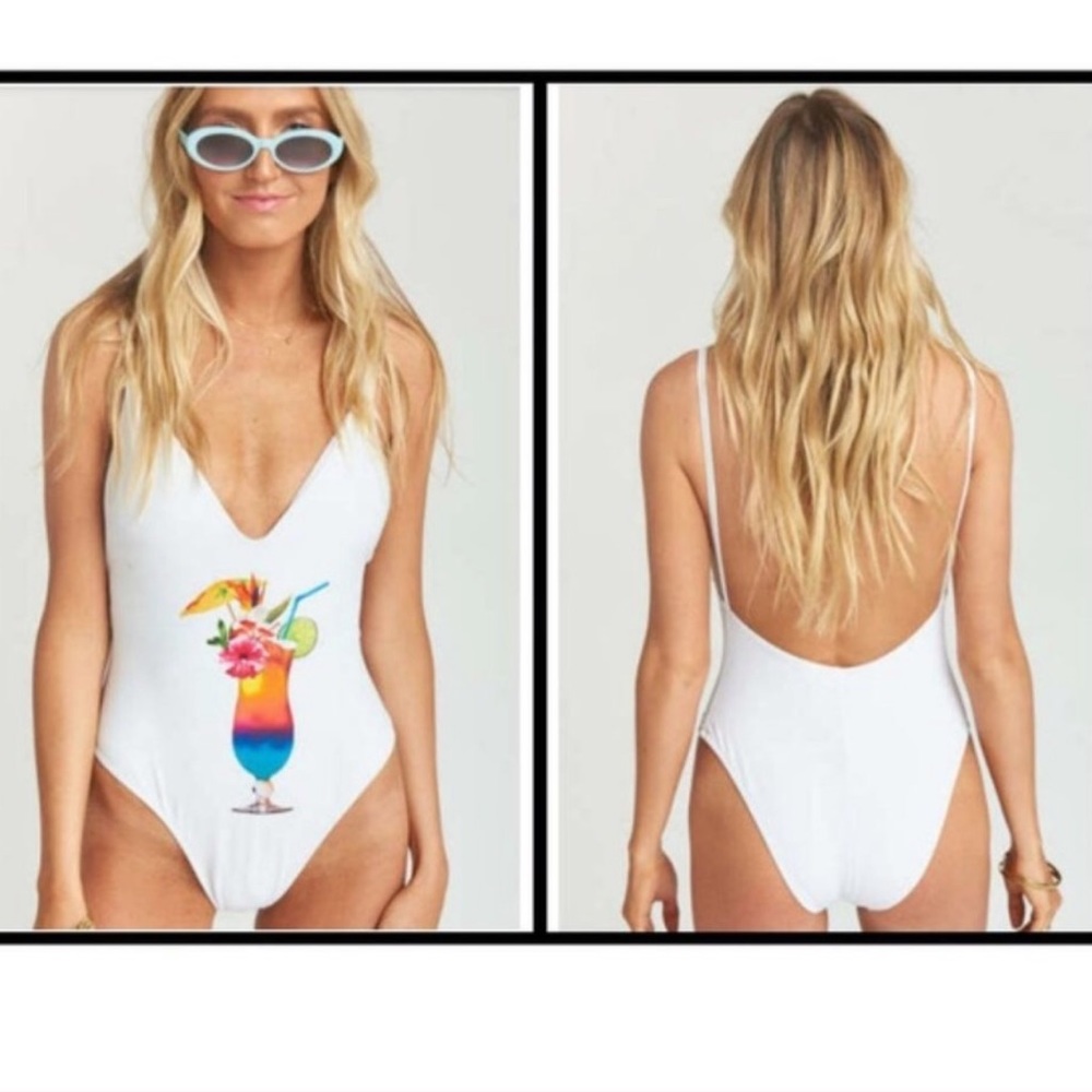 Show Me Your Mumu white one piece swimsuit